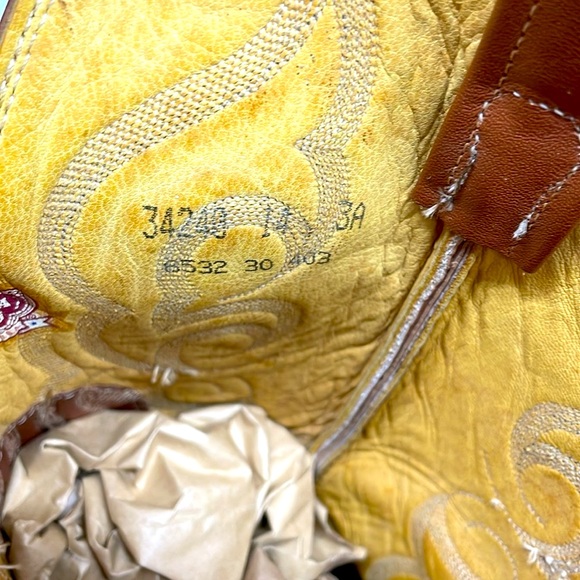 Nocona two toned leather western cowboy boots USA sz 14 - Picture 9 of 10